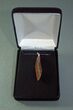 Agatized Dinosaur Bone Pendant - Brown Spiderweb #4280-5
